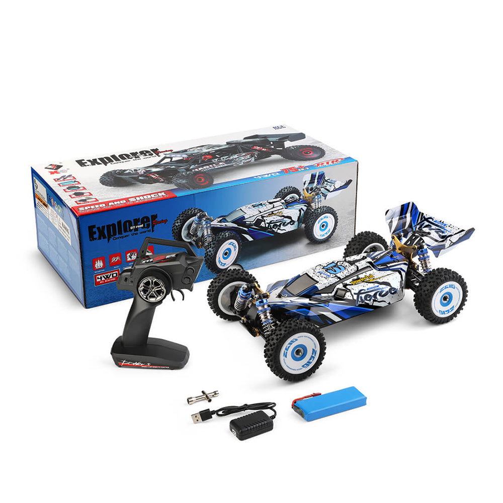 Buggy Télécommandé Tout Terrain 4x4 | Wltoys Fierce V8 - 75km/h